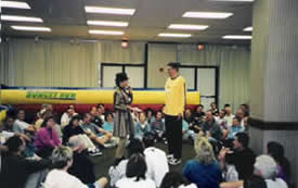 Team Building Exercise #2 Life is a Circus Inflatable Event